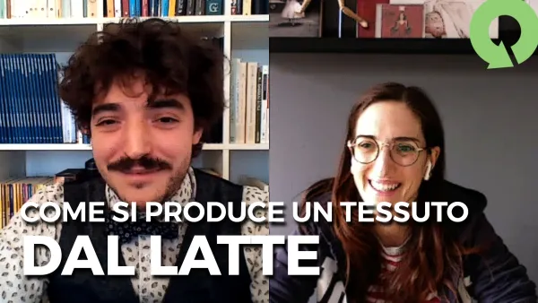 tessuto dal latte lanital origami