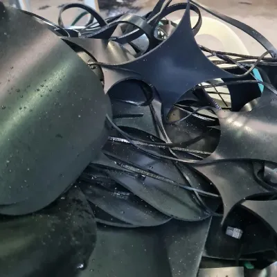 Particolare di Gomma tela