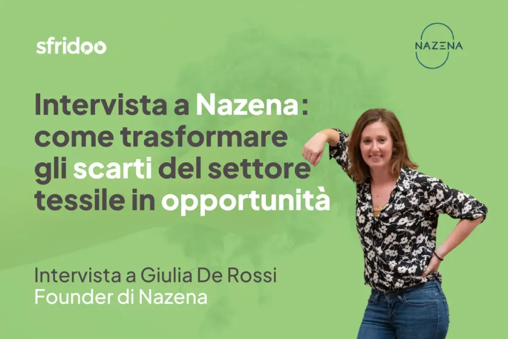 Nella foto è presente Giulia De Rossi, fondatrice di Nazena, che ha raccontato il progetto sulla valorizzazione delle tomaie in collaborazione con Sfridoo