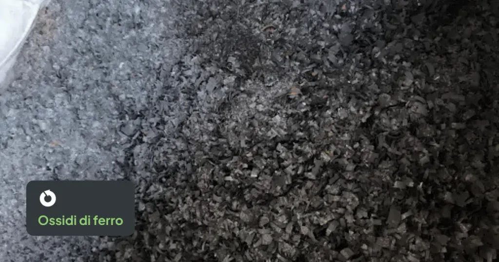 Scaglia di laminazione di ossidi di ferro